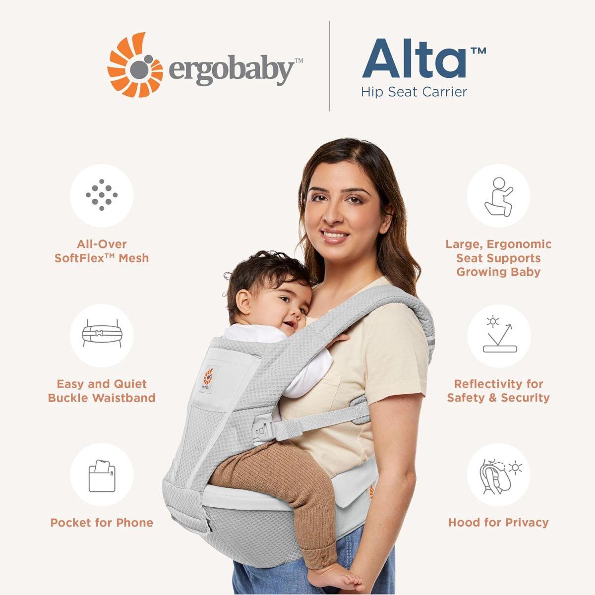 Ergobaby Alta Hip Seat Baby Carrier | Mothercare SG